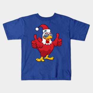 Chicken Christmas Party Kids T-Shirt